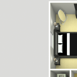 One Bedroom with Den Floorplan One Bedroom w/ Den